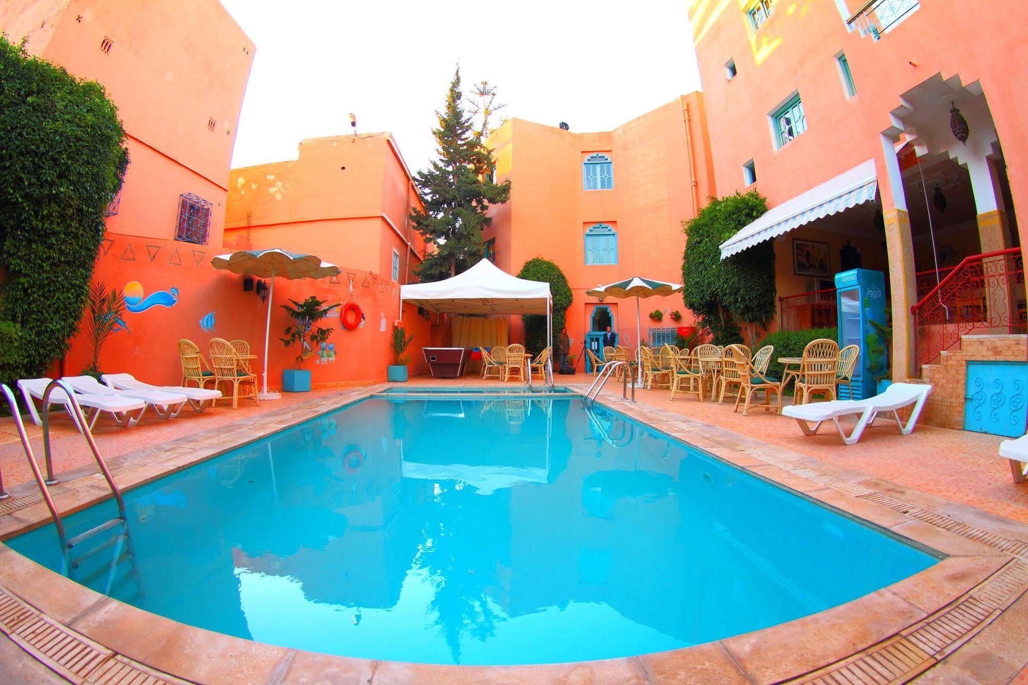Hotel Auberge Du Littoral Aourir Exteriör bild
